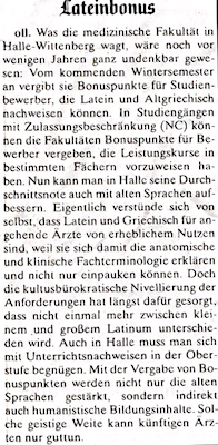 Lateinunterricht am Marianum
